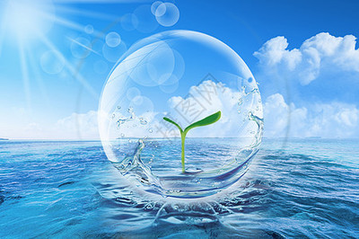 抽象創(chuàng)意節(jié)能環(huán)保場(chǎng)景